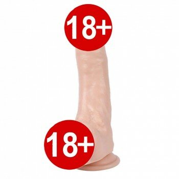 King Penis 22 CM Et Dokusu Süper Realistik Dildo Penis