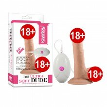 Hatay Yeni Nesil Güçlü 10 Farklı Titreşimli 19 CM Realistik Dildo Vibratör Penis