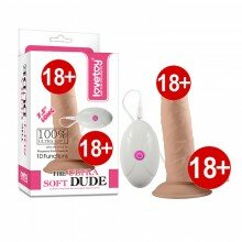 Hatay Yeni Nesil Güçlü 10 Farklı Titreşimli 19 CM Realistik Dildo Vibratör Penis