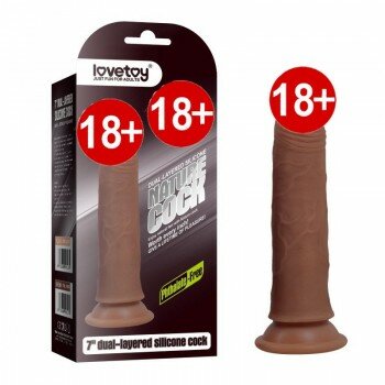 Yeni Nesil Gerçek Ultra Yumuşak Melez 22 Cm Dildo Penis