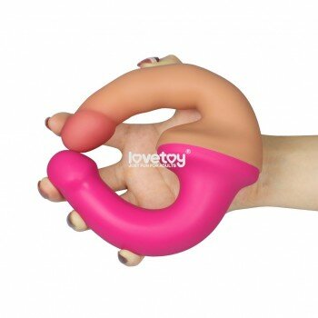 30cm Çift Taraflı Realistik Protez Anal Penis Gerçekçi Vibratör