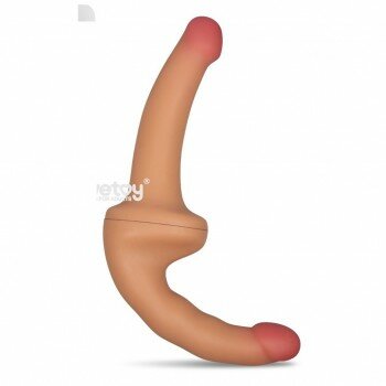 30cm Çift Taraflı Realistik Protez Anal Penis Gerçekçi Vibratör