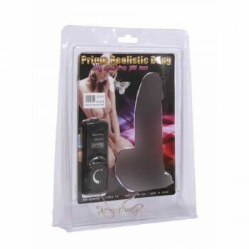 BL PRIME Oynar Başlı Titreşimli Zenci Realistik Penis Vibratör