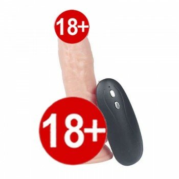 10 Fonksiyonlu Titreşimli Penis Et Dokusu Süper Realistik 17.5 CM