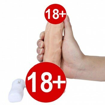 Edens Cock 360° Oynar Başlı Titreşimli Vibratör Realistik Penis Dildo 19 CM