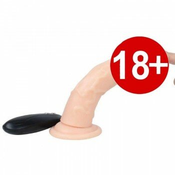 10 FONKSİYONLU TİTREŞİMLİ REALİSTİK DİLDO PENİS 16.5 CM