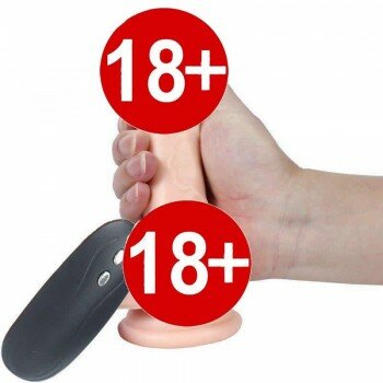 10 Fonksiyonlu Titreşimli Et Dokusu Süper Realistik Dildo 17 CM