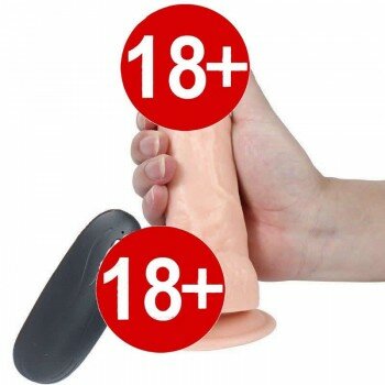 10 Fonksiyonlu Titreşimli Penis Et Dokusu Süper Realistik 17.5 CM