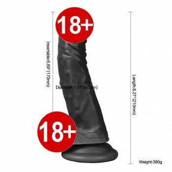 Magic Dream Zenci Dildo Et Dokusu Süper Realistik 21 CM