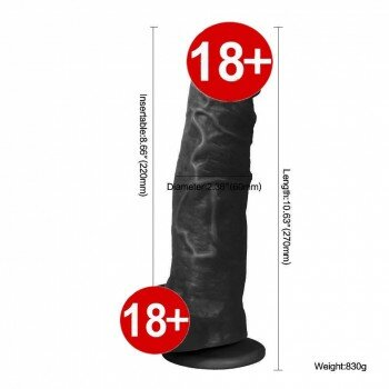 Giant King Kalın Penis Et Dokusu Zenci Süper Realistik 27 CM