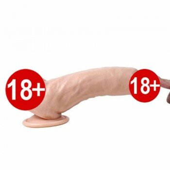 King Penis 22 CM Et Dokusu Süper Realistik Dildo Penis