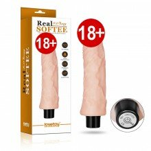 Hatay REAL SOFTEE Love Clone 10 Fonksiyonlu Titreşim Ultra Yumuşak Titreşimli Realistik Penis Vibratör 21 CM