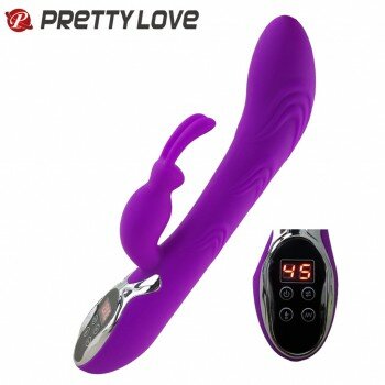 10 Titreşimli USB Şarjlı Isıya Duyarlı Teknolojik Vibratör Dildo