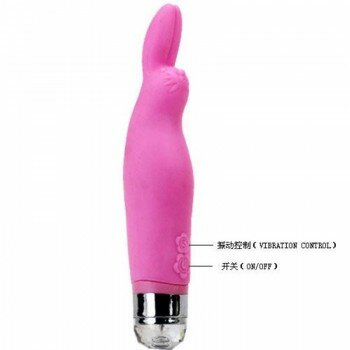 BUNNY G-Spot Uyarıcılı Titreşimli Vibratör Mastürbatö Dildo Pembe