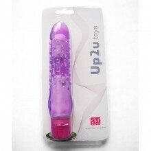 Hatay Up2u Toys Jel Dokulu Uyarıcılı Titreşimli Mor Anal Vibratör Penis