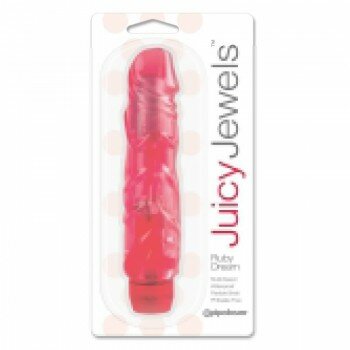 Pipedream Ruby Jel Dokulu 23 cm Titreşimli Kırmızı Vibratör Penis