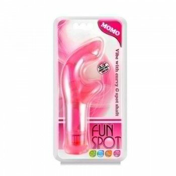 MOMO Titreşimli Klitoral Uyarıcılı G-Spot Jel Vibratör 16.5cm