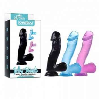 SİYAH JEL DOKULU DILDO 17.5cm