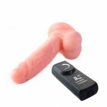 BL PRIME Oynar Başlı Titreşimli Zenci Realistik Penis Vibratör