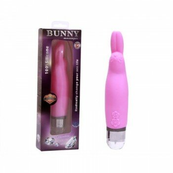 BUNNY G-Spot Uyarıcılı Titreşimli Vibratör Mastürbatö Dildo Pembe