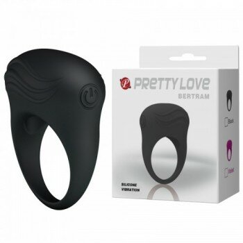 PRETTY LOVE BERTRAM Titreşimli Silikon Penis Halkası