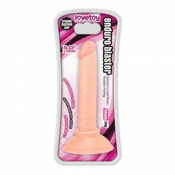 ENDURO BLASTER Vantuzlu 13 cm Realistik Dildo Anal Penis