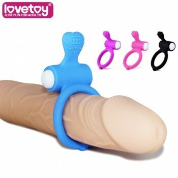 Lovetoy Clit Silikon Güçlü Titreşimli Penis Halkası