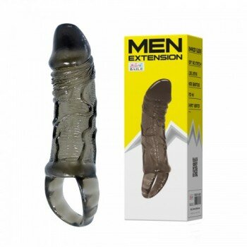 2cm Dolgulu Zenci Penis Kılıfı Uzatmalı Prezervatif Dildo