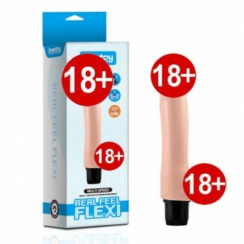 Su Geçirmez Hareketli Titreşimli Penis 18 cm