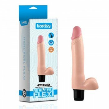 Su Geçirmez Hareketli Titreşimli Penis 18 cm