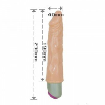 BL Penos Titreşimli Bükülebilen Realistik Vibratör Penis 23cm